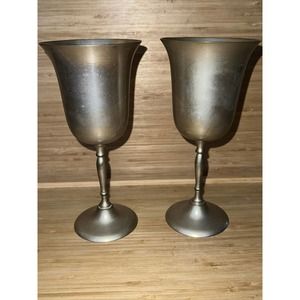 2 Vintage EPNS - Silver Plate Goblet/Wine Glasses
